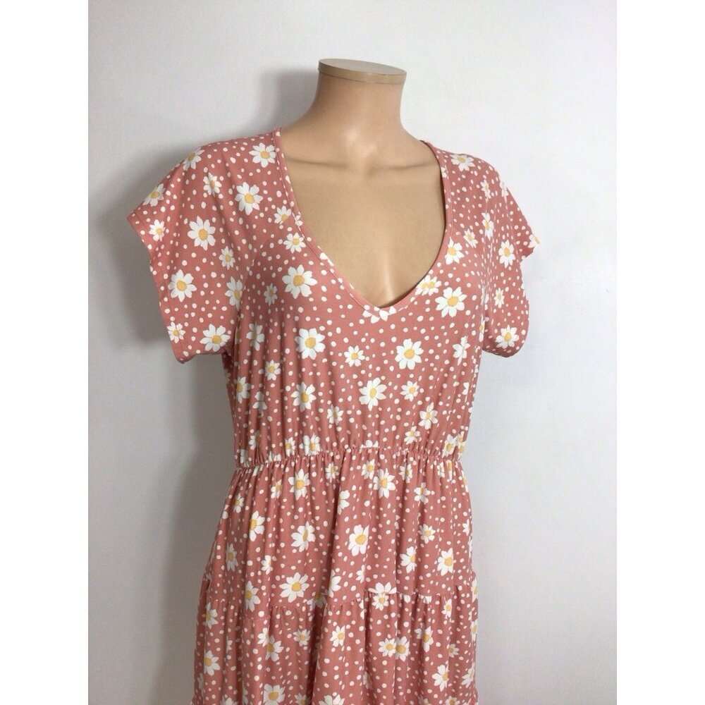Floral Sunflower Dress Womens 2XL - Picture 2 of 11